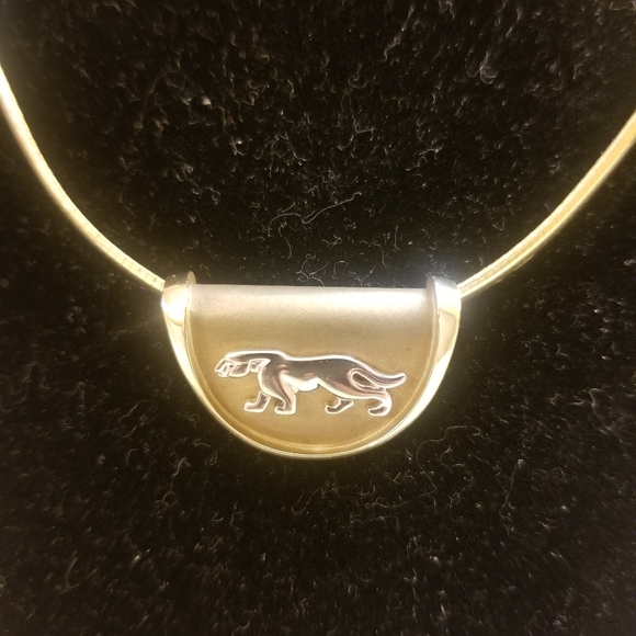 14k gold panther slide pendant only - Picture 6 of 6
